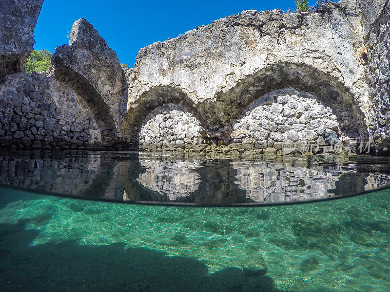 克利奥帕特拉巴斯。Fethiye /土耳其